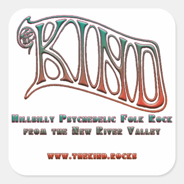 Cuadrada El buen Pegatina (Anverso)