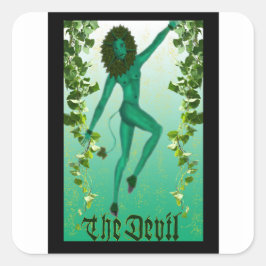 Cuadrada El diablo - Pegatina