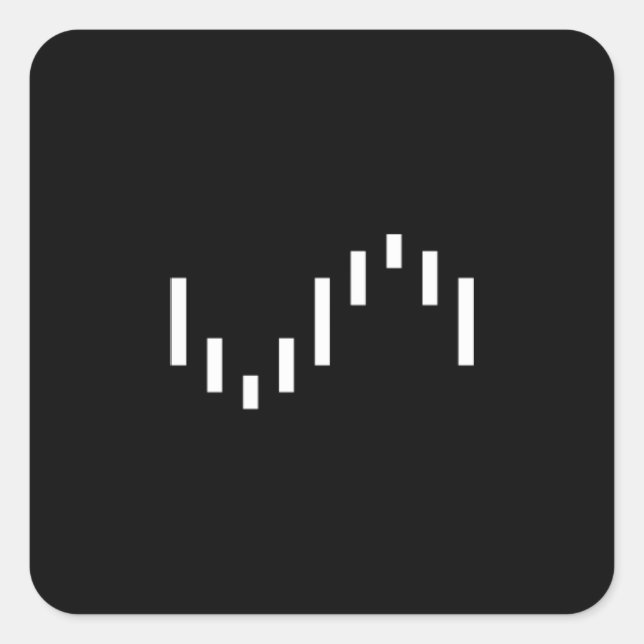 Cuadrada El logo blanco de Unraid en pegatina negro (Anverso)