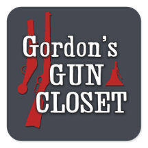 El pegatina de Gordon Gun Closet