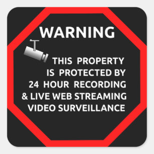 Cuadrada El pegatina de la seguridad para la ayuda de