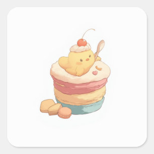 Cuadrada El Pegatina de Sweet Lover