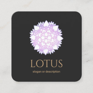 Cuadrada Elegante tarjeta de visita de manala para flores d