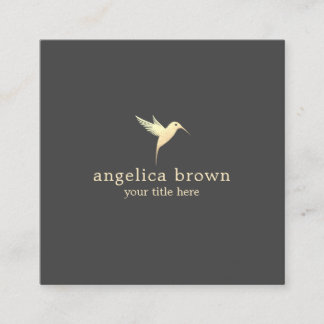 Cuadrada Elegante tarjeta de visita Minimalista para aves