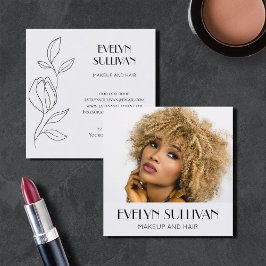 Cuadrada Elegante tarjeta de visita para fotografía