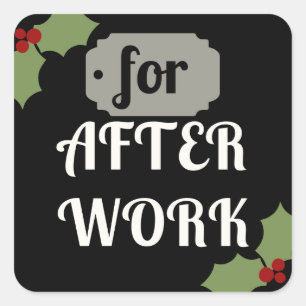 Cuadrada Encantador Pegatina de regalo de vino - Perfecto p