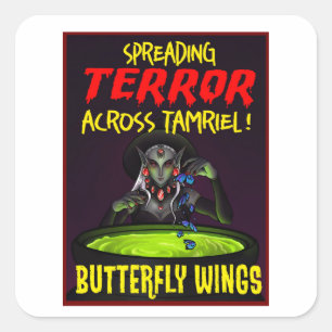 CUADRADA ¡ENTRE LA ALERTA DE PEGATINA ORIGINAL OFFICAL BW S