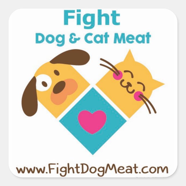 Cuadrada Envase pegatina de 20 (Anverso)