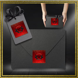 Cuadrada Fiesta de música moderna Karaoke Pegatina de cumpl