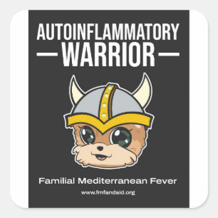 Cuadrada FMF Warrior Pegatina