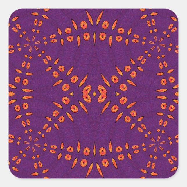 Cuadrada Fyre Trybe Square Pegatina (Anverso)