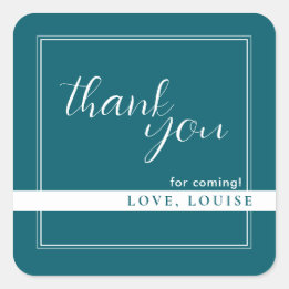 Cuadrada Gasolina Profunda Gracias Pegatina