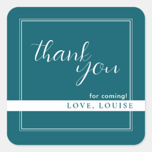 Cuadrada Gasolina Profunda Gracias Pegatina