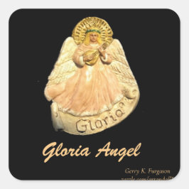 CUADRADA GLORIA ANGEL RENAISSANCE PEGATINA