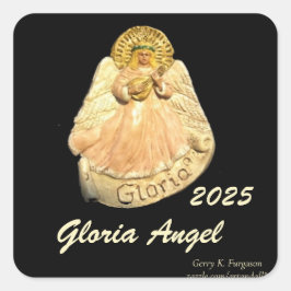 CUADRADA GLORIA ANGEL RENAISSANCE PEGATINA 2025