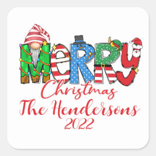 Cuadrada Gnome, Pegatina de la Plaza de la Navidad