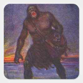 Cuadrada Grendel en Beowulf Pegatina