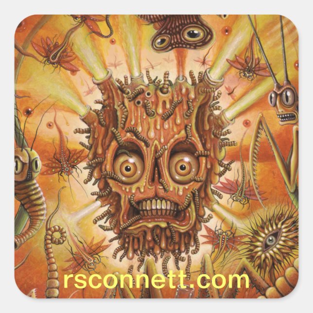 CUADRADA HADES PEGATINA #1 (Anverso)