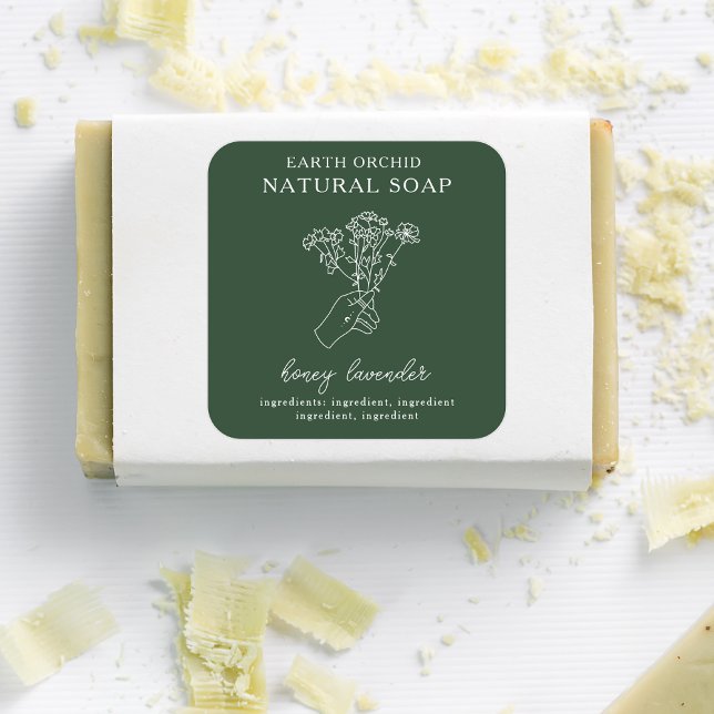 Cuadrada Herbal + Pegatina Floral Apothecary Square (Subido por el creador)
