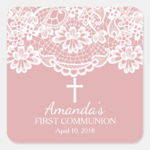 Hermosa Pegatina de la Santa Comunión