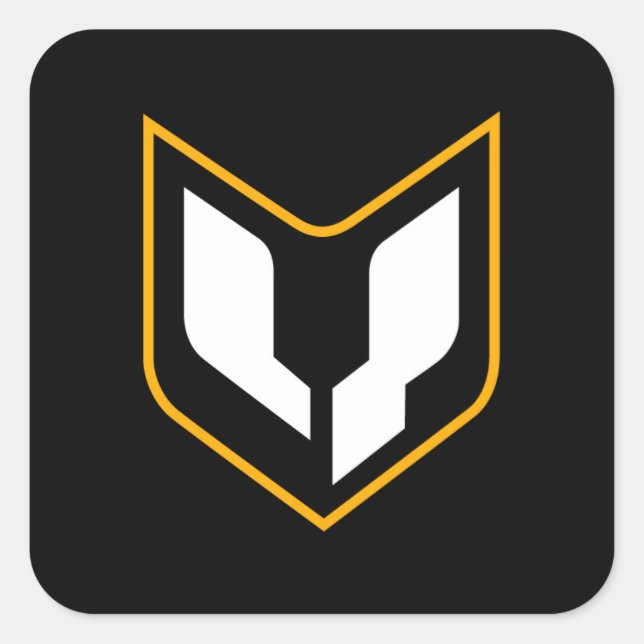 Cuadrada Hoja de Pegatina de escudo (Anverso)