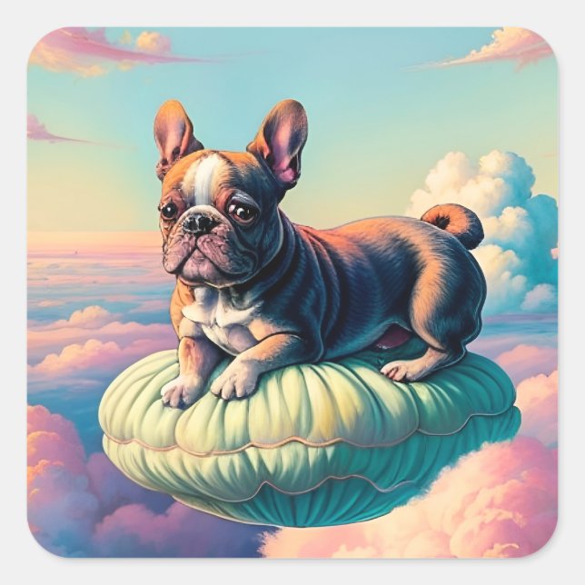 Cuadrada Hoja de Pegatina de fotoleap (Anverso)