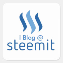 I Blog @ Steemit Pegatina