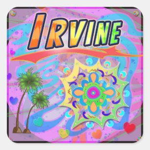 Cuadrada Irvine True Progress Pegatina
