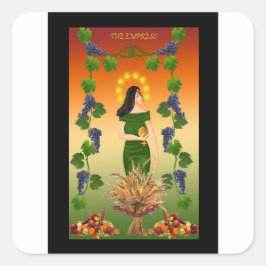 Cuadrada La emperatriz - Pegatina