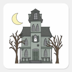 Cuadrada Leer más Pegatina gótico de luz