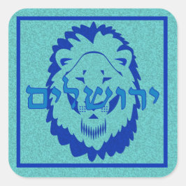 Cuadrada León del Pegatina de Judá