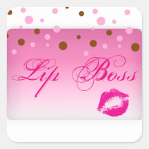 Lip Boss Pegatina