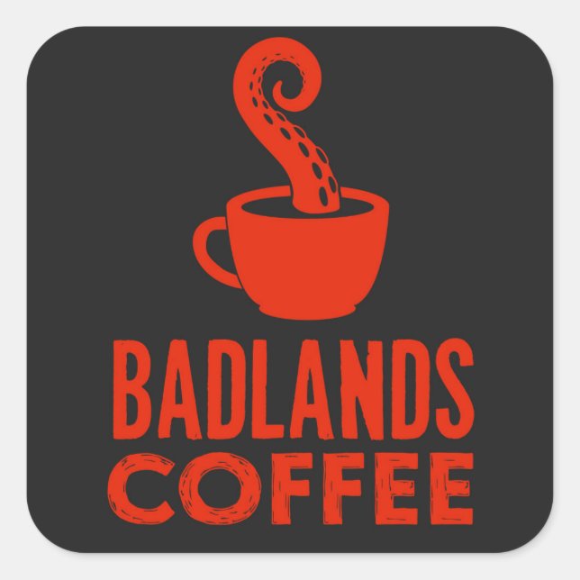 Cuadrada Logotipo BLC y Pegatina de texto, negro (Anverso)