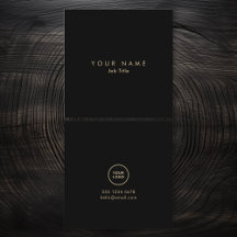 Logotipo minimalista Elegante tarjeta de visita mo