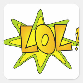Cuadrada Lol Square Pegatina