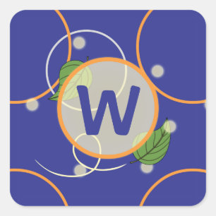 Cuadrada Luciérnagas por Pegatina de agua