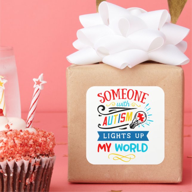 Cuadrada mantener o diseñar su propio Pegatina (Fiesta)