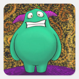 Cuadrada Max, pegatina