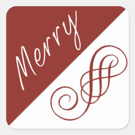 Cuadrada Merry, Merry - pegatina