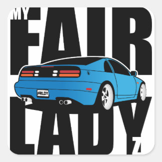Cuadrada Mi Pegatina Fairlady