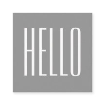 Minimalista tarjeta de visita moderna gris