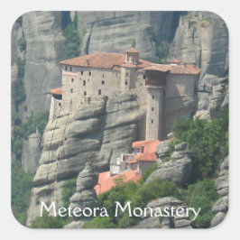 Cuadrada Monasterio de Meteora 1 Pegatina