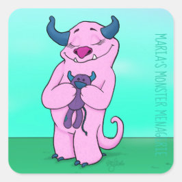 Cuadrada Natalie, pegatina