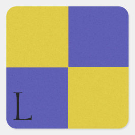 Cuadrada Nautical Signal Flag Alphabet Pegatina L
