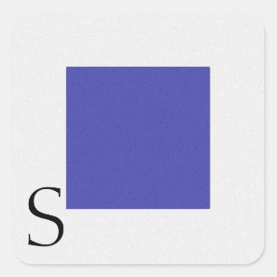 Cuadrada Nautical Signal Flag Alphabet Pegatina S