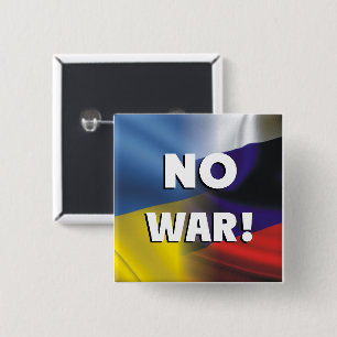 Cuadrada No hay guerra entre Rusia y Ucrania.  Chapa