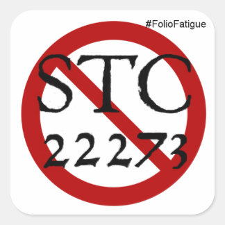 Cuadrada no más pegatina de STC 22273