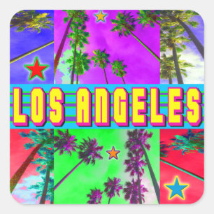 Cuadrada Nueva vida: Pegatina de "Los Ángeles"