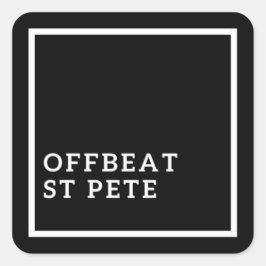 CUADRADA OFFBEAT ST PETE PEGATINA