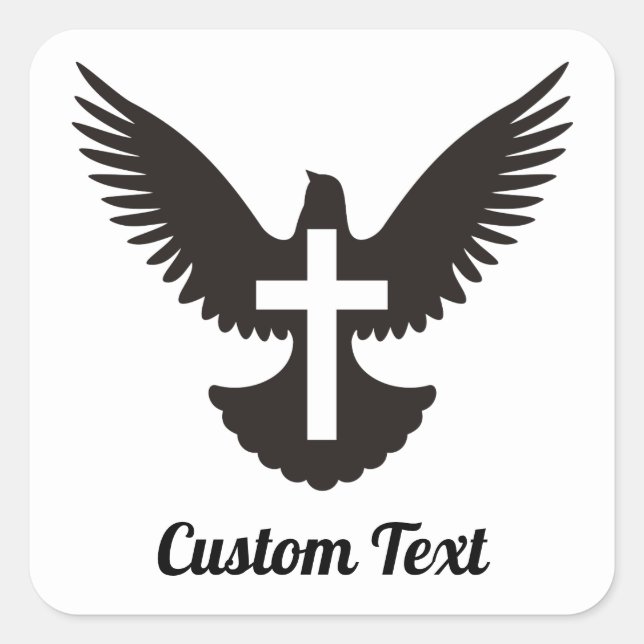 Cuadrada Palo con Pegatina de Cross Square (Anverso)